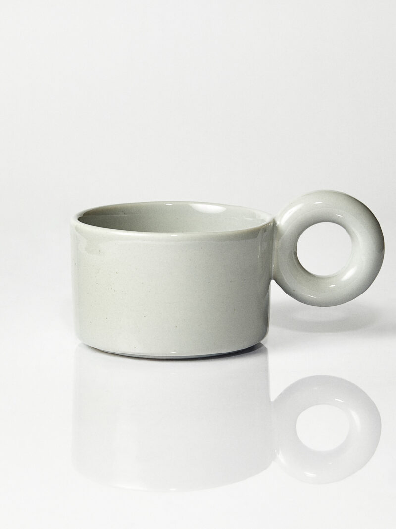 Kubek ceramiczny Jackie / Taupe/ ręcznie wytwarzany