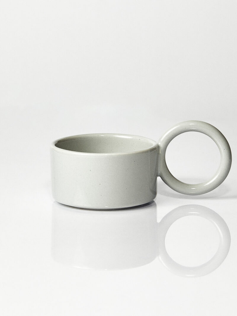 Filiżanka ceramiczna Baub / Taupe/ ręcznie wytwarzana