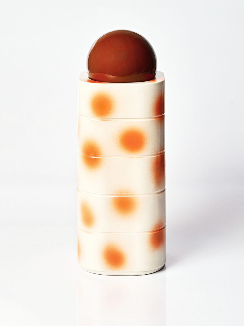 Wazon Camelot / Orange Dot