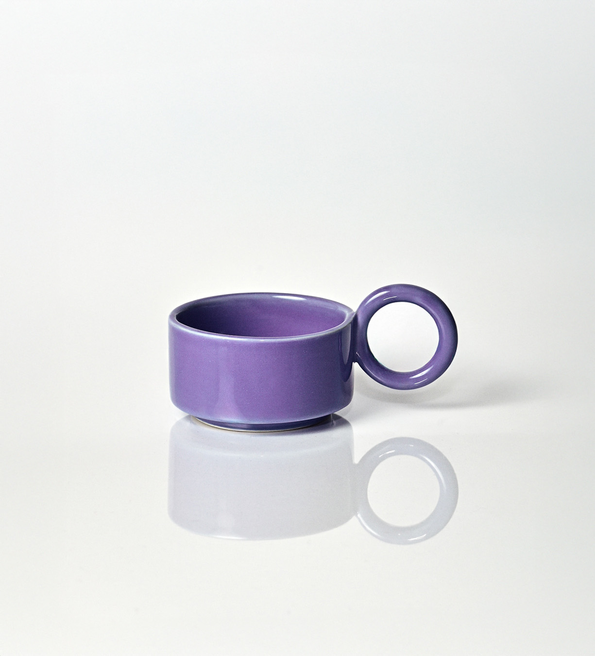 Filiżanka ceramiczna Baub espresso / Electric Violet/ ręcznie wytwarzana