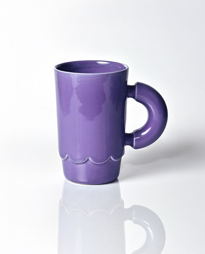 Kubek ceramiczny Lola /Electric Violet /ręcznie wytwarzany